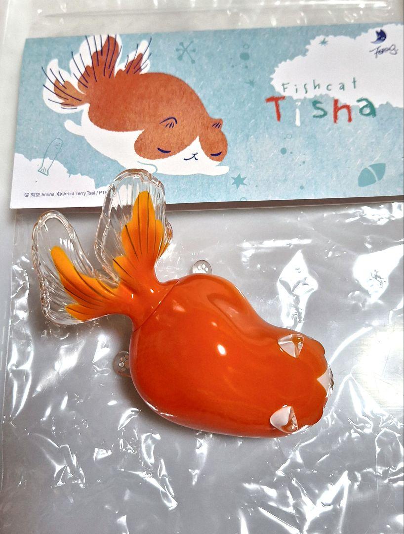 有空5mins Fishcat　Tisha 　ソフビ　猫