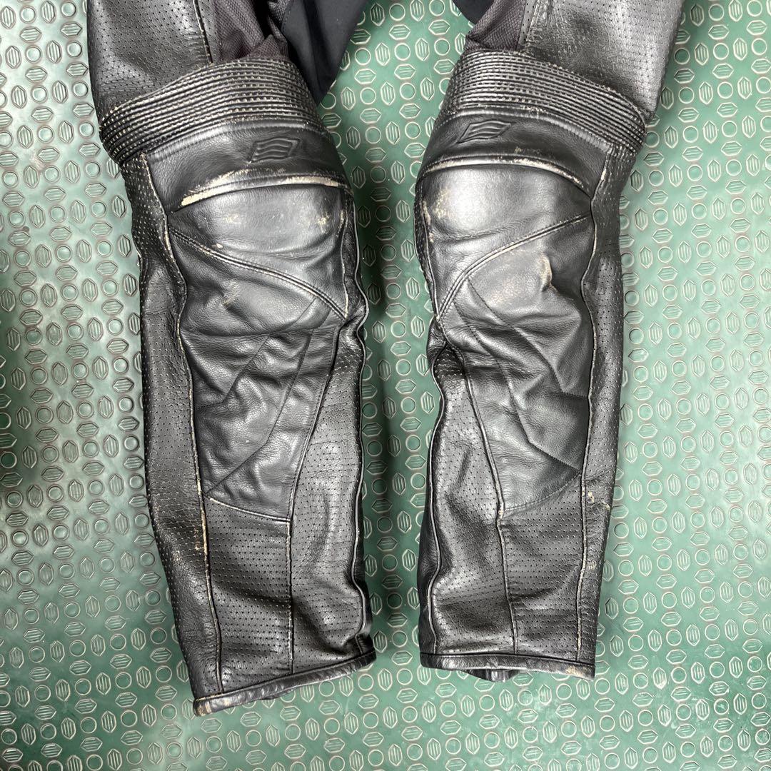 小難有 安売り HYOD パンチメッシュ レザーパンツ サイズLW ヒョウドウ