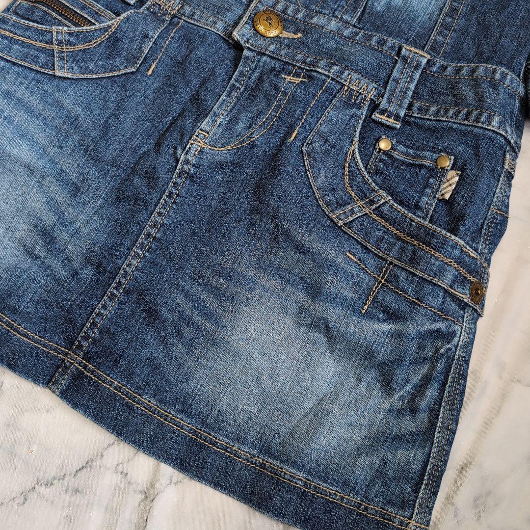 BURBERRY BLUE LABEL✨️デニムワンピース 刺繍 Y2K 36 BURBERRY BLUE LABEL✨️デニムワンピース 刺繍 Y2K 36