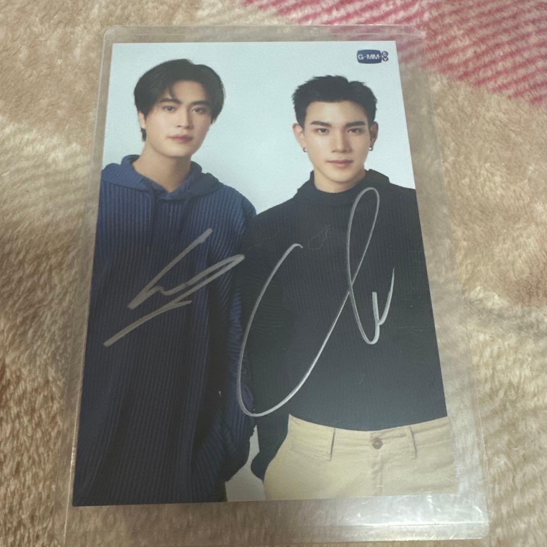 GMMTV GeminiFourth 直筆サイン ポストカード新品、♥