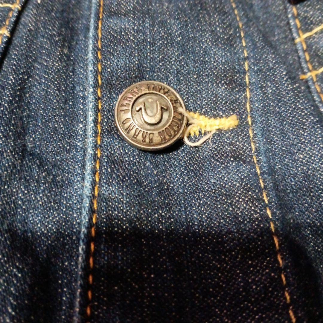 値下げ美品☆希少デザイン！TRUE RELIGION デニムジャケット S