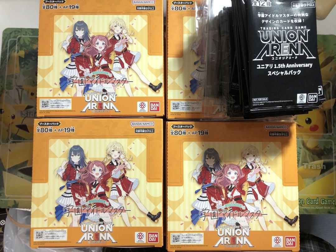 ユニオンアリーナ　学園アイドルマスター　16Box テープ付き　プロモ付き