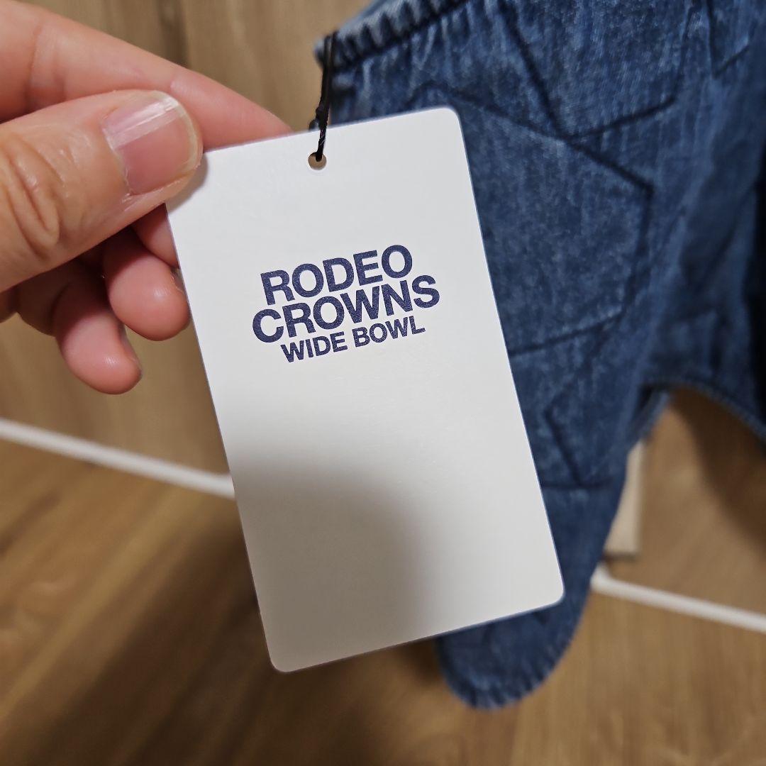 RODEO CROWNS WIDE BOWL デニムスターキルティングベスト