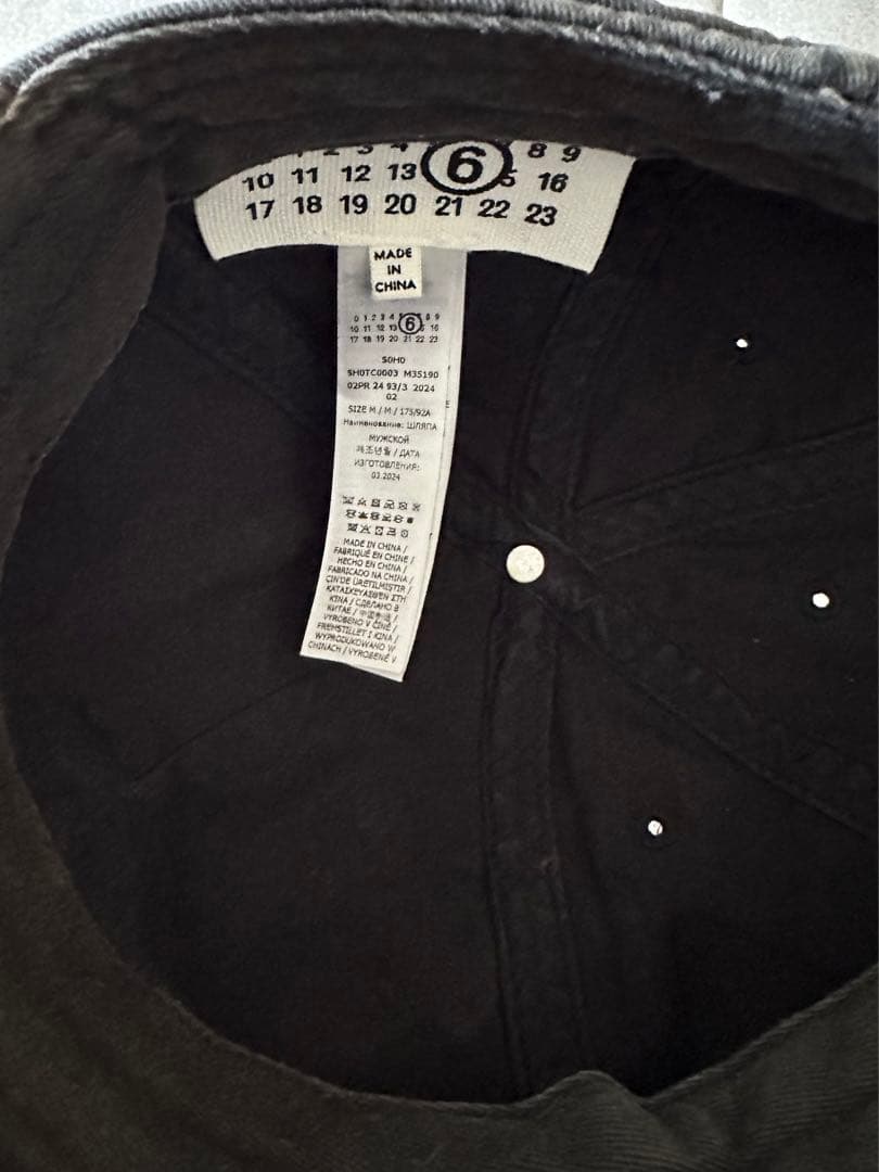 MM6 ベースボールキャップ MM6 ベースボールキャップ