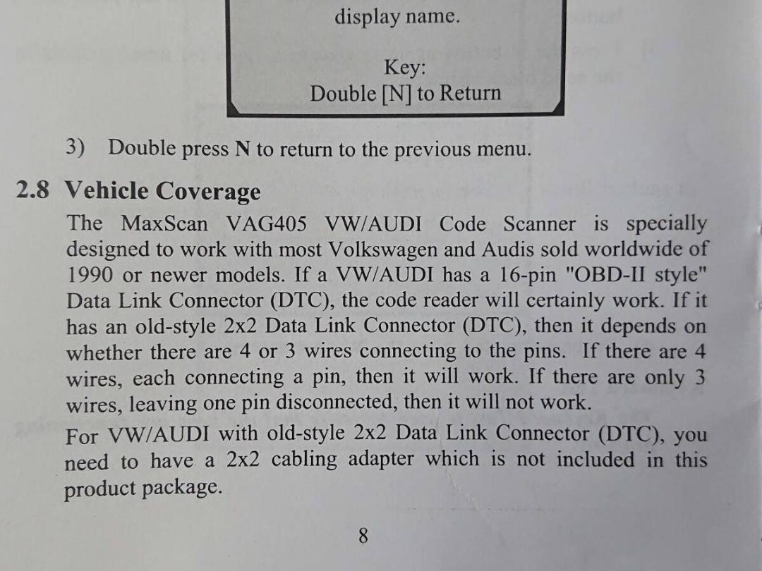 Autel VAG405 MaxScan VW/AUDI SCANTOOL診断機