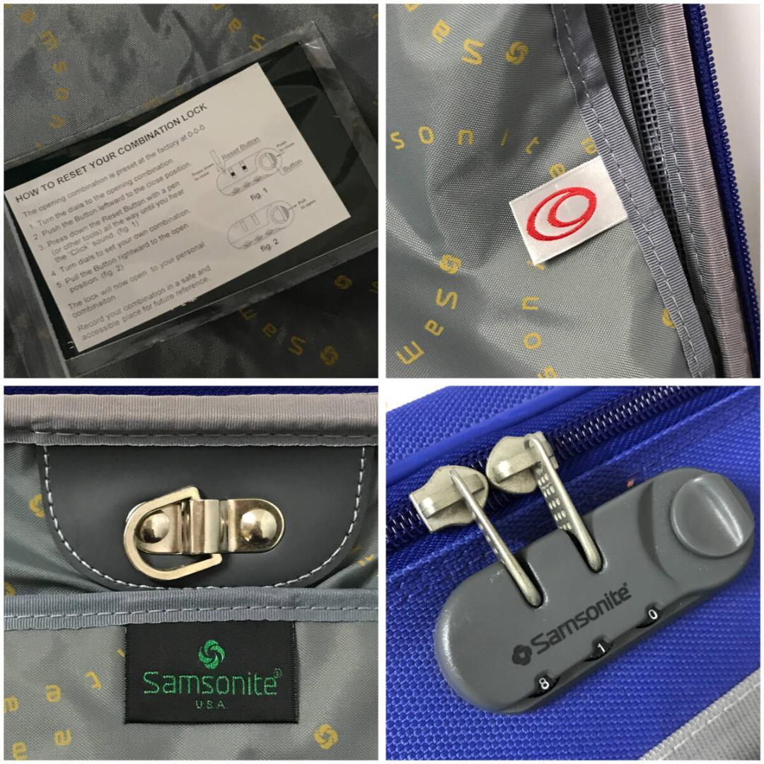 Samsonite サムソナイト ソフト キャリーケース ブルー系