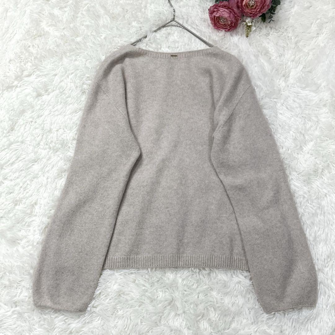 美品✨パラスパレス ラクーンニット ウールセーター アイボリー