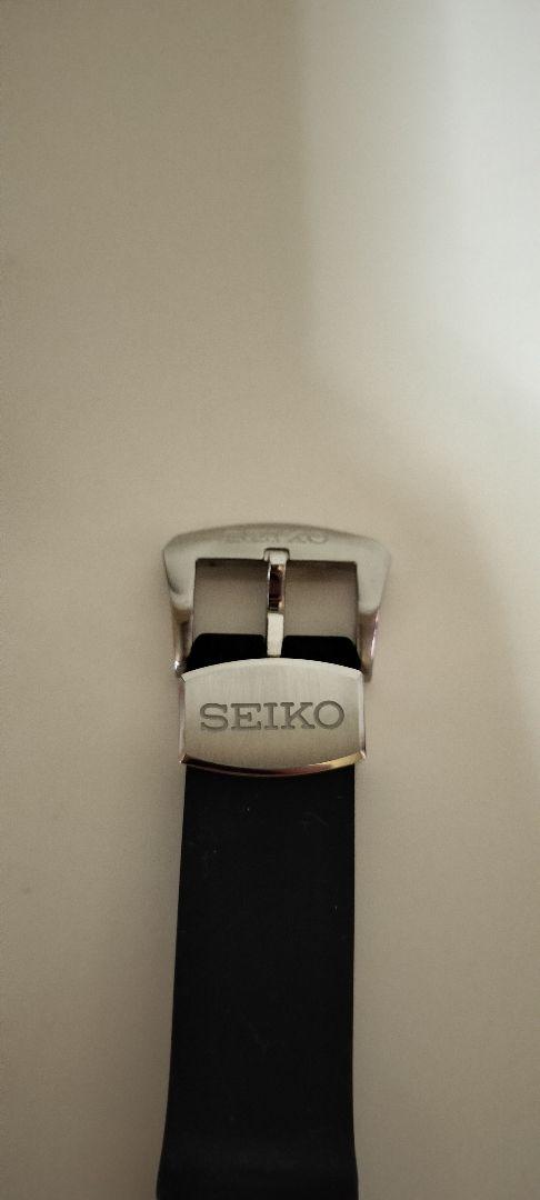 SEIKO Prospex 自動巻き時計 シルバー/ブラック　サムライ