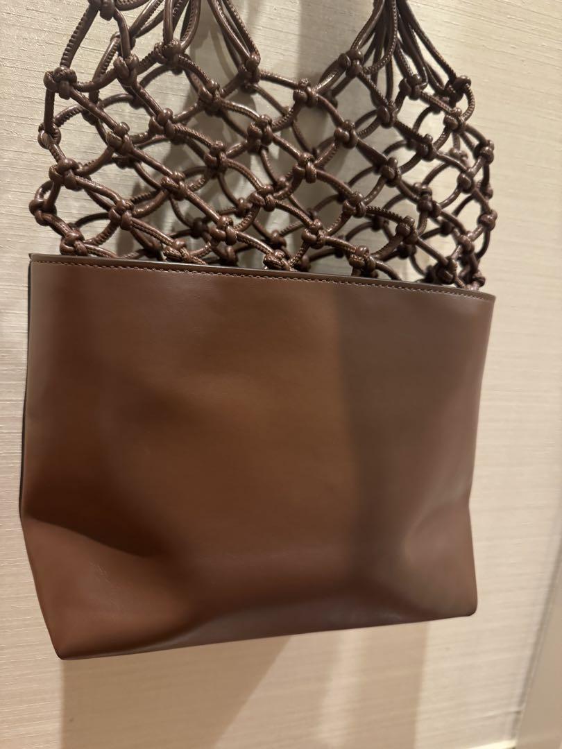 STELLA McCARTNEY ブラウン かごバッグ