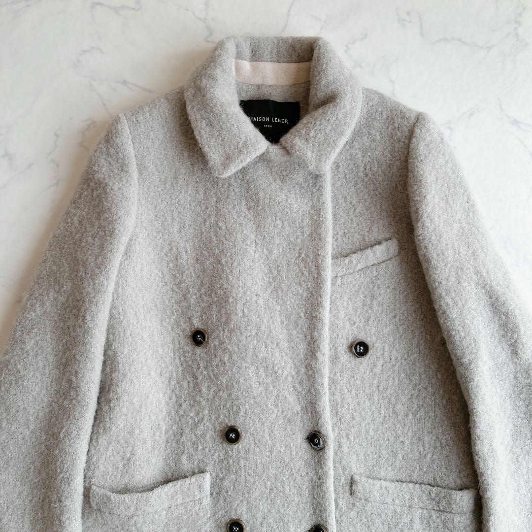 MAISON LENER メゾンレネール チェスターコート ウール アルパカ MAISON LENER メゾンレネール チェスターコート ウール アルパカ