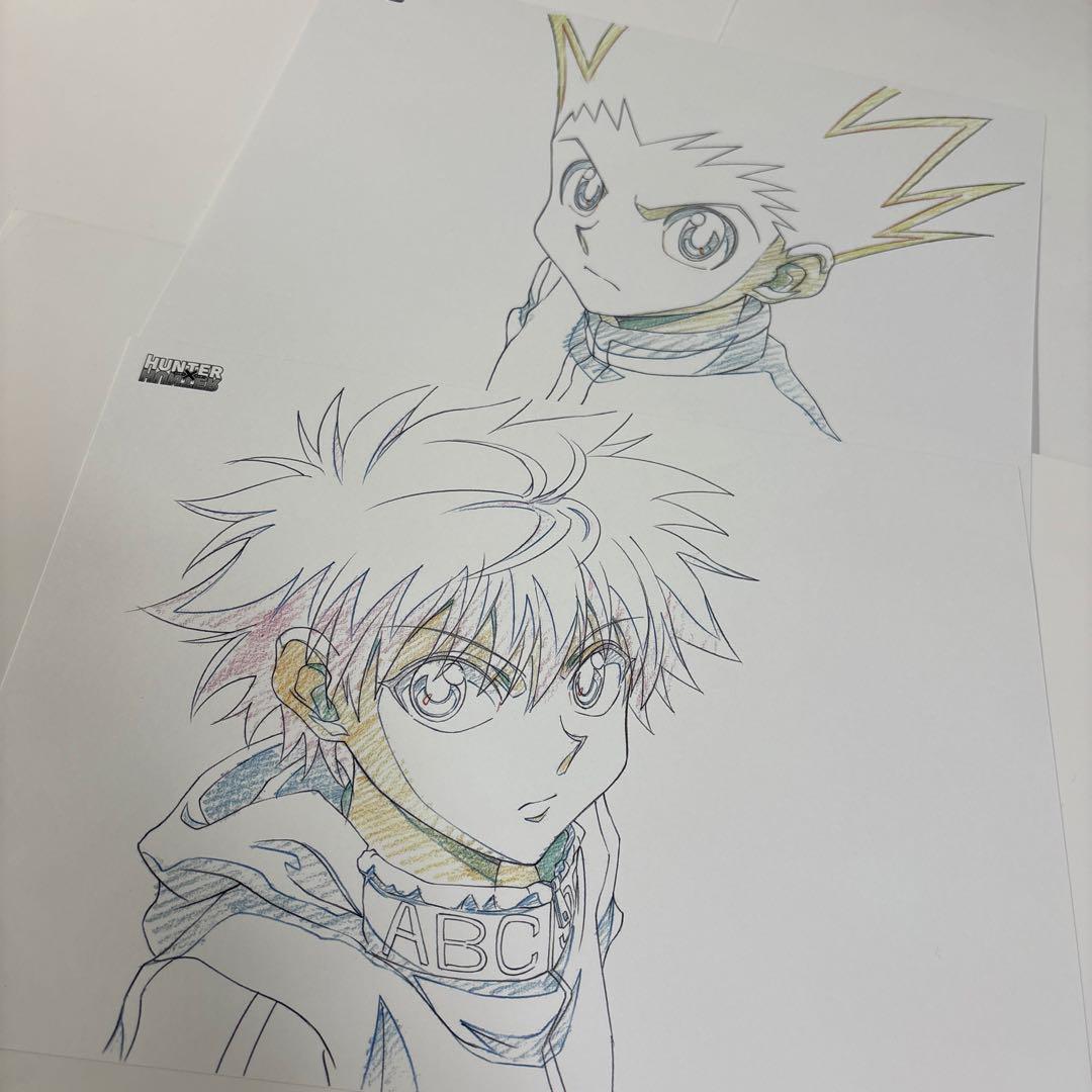 ハンターハンター 限定 即完売品 A4 複製原画 ゴン キルア