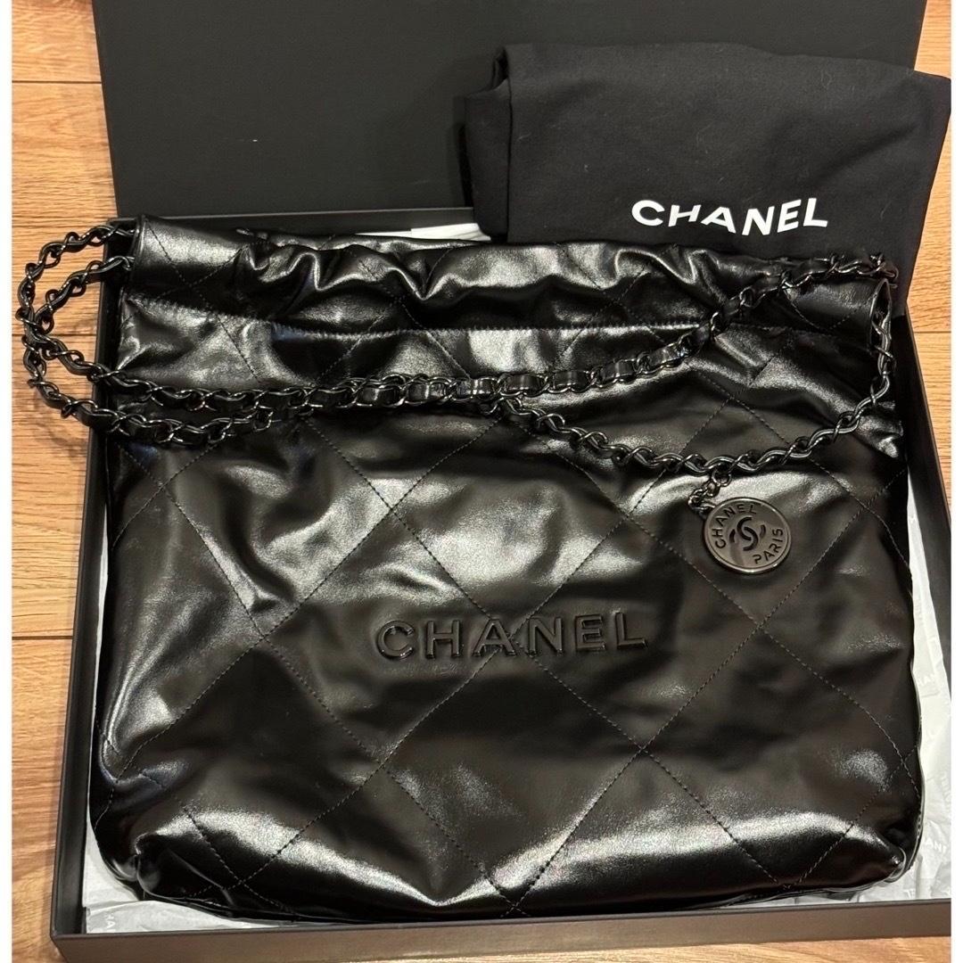 【希少】CHANEL22 スモール　ソーブラック　CHANEL バッグ