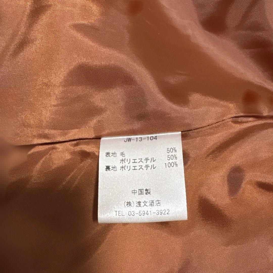 JUN WATANABE ブラウン ダブルブレスト フード付きコート サイズM JUN WATANABE ブラウン ダブルブレスト フード付きコート サイズM