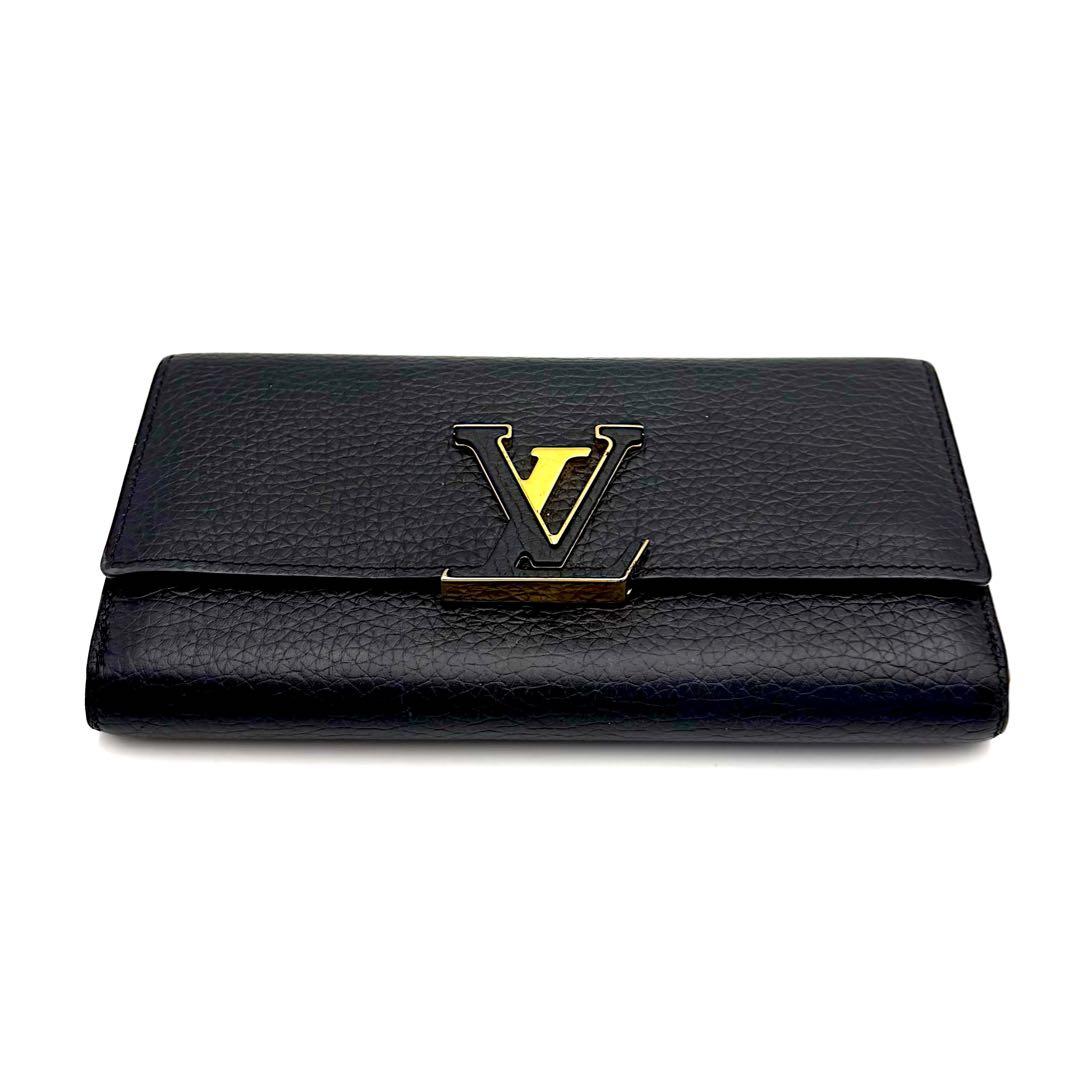 ルイ・ヴィトン長財布 トリヨン ポルトフォイユカプシーヌ ブラックレディース ルイ・ヴィトン長財布 トリヨン ポルトフォイユカプシーヌ ブラックレディース