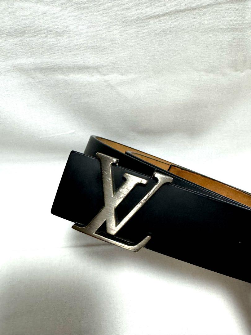 Louis Vuitton ブラックレザーベルト