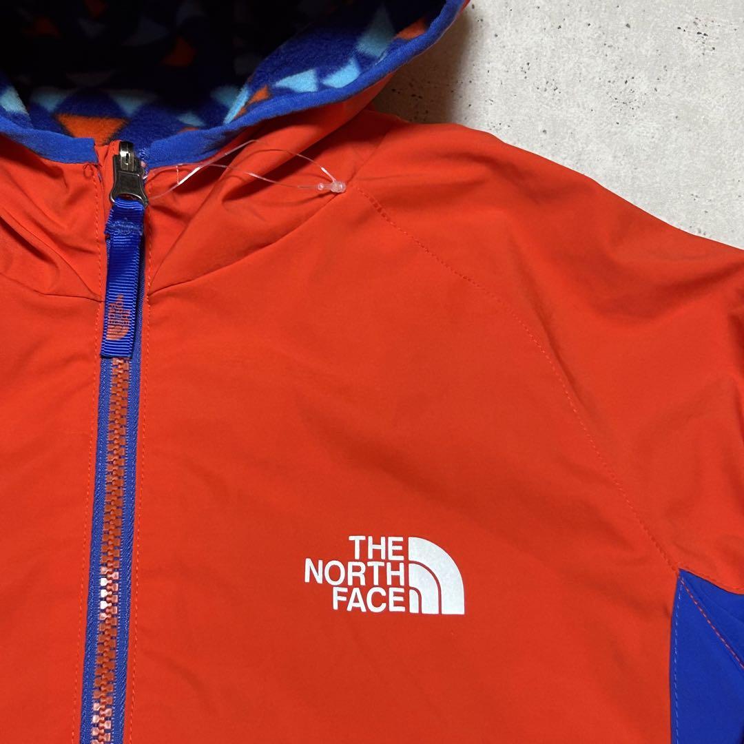 新品　ノースフェイス　リバーシブル　ナイロン　フリース　WINDWALL キッズ