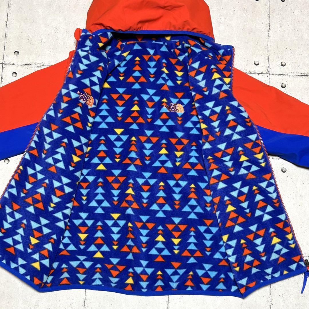 新品　ノースフェイス　リバーシブル　ナイロン　フリース　WINDWALL キッズ