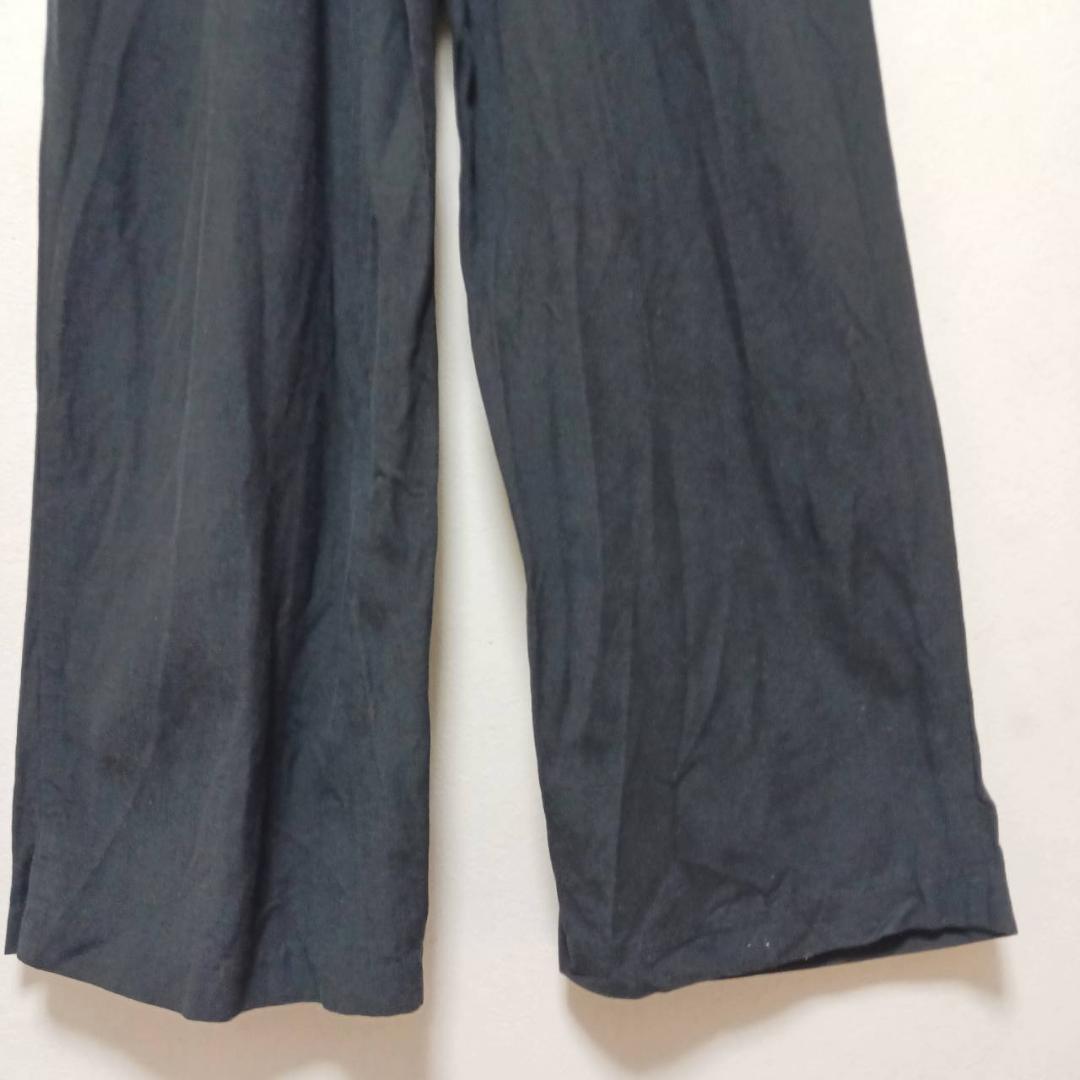 公式の店舗 ベアトップワイドパンツ ラグナムーン ブラック メルカリ - 麻混 パンツ