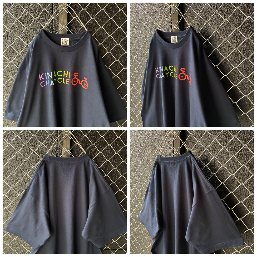 【新品未使用】キナシサイクル KINASHICYCLE カラフルロゴ Tシャツ