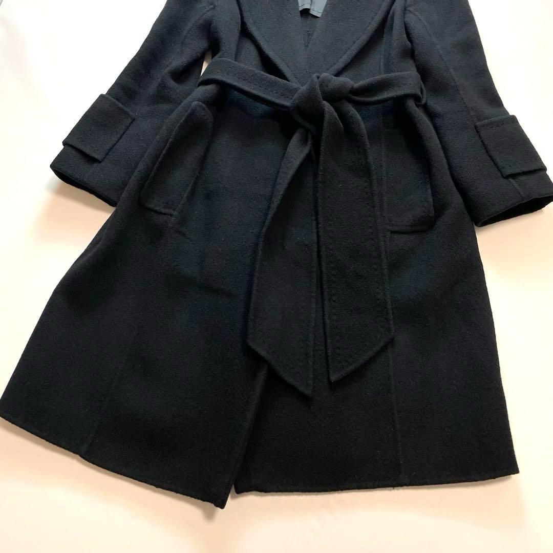 カシミヤ✨グレースコンチネンタル ロングコート 38 M 黒 ベルト フォーマル カシミヤ✨グレースコンチネンタル ロングコート 38 M 黒 ベルト フォーマル