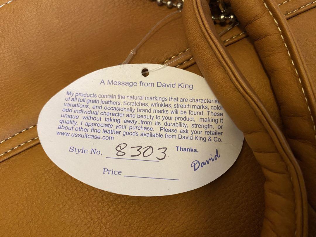 David King 本革ボストンバッグ 未使用品
