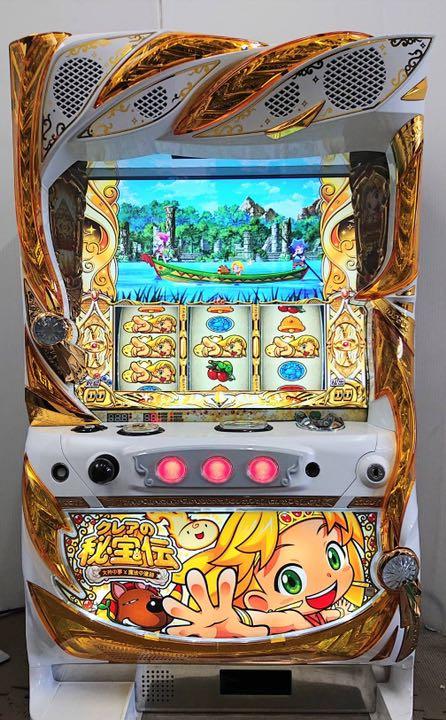 【メーカー直送】 パチスロ実機 クレアの秘宝伝 女神の夢と魔法の遺跡 コイン不要機付 - パチンコ/パチスロ