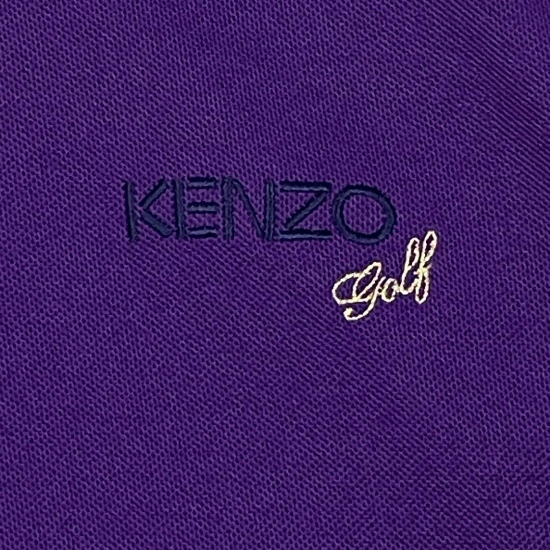 ☆美品☆KENZO ケンゾー 4（LL）ゴルフ ポロシャツ 紫 メンズ