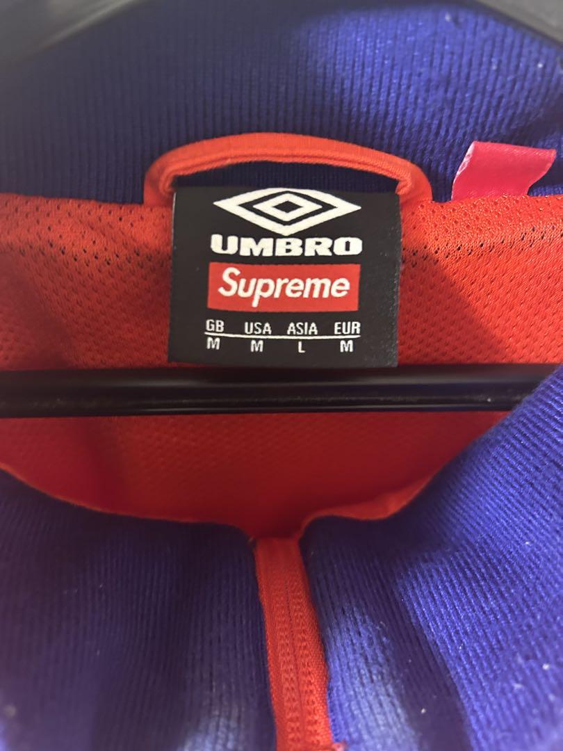 Supreme umbro トラックジャケット 赤