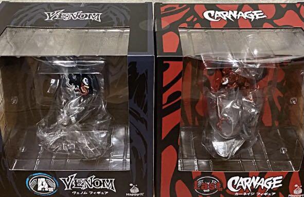 セットアップ VENOM カーネイジ ヴェノム Happyくじ フィギュア ラストワン賞 A賞 - アメコミ