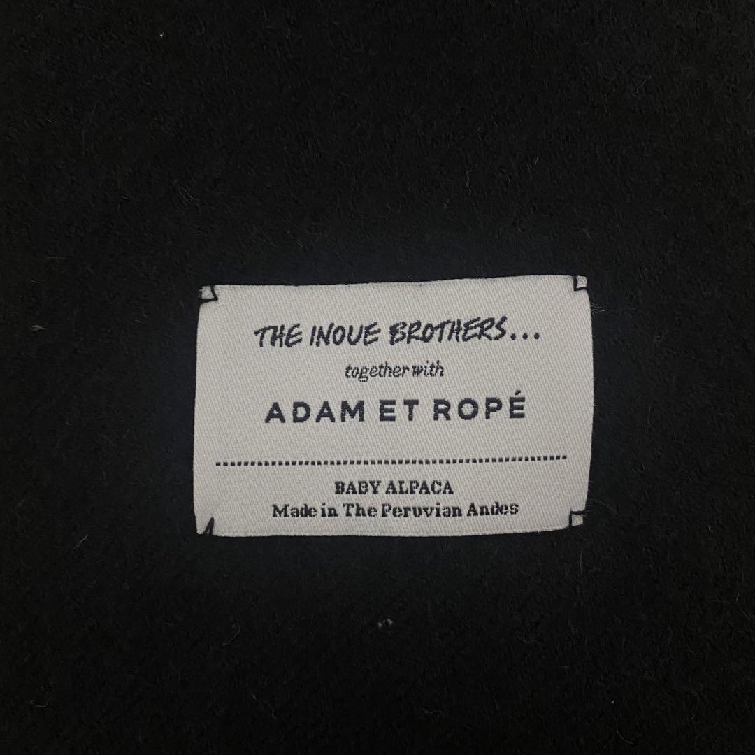 ADAM ET ROPE 黒 マフラー