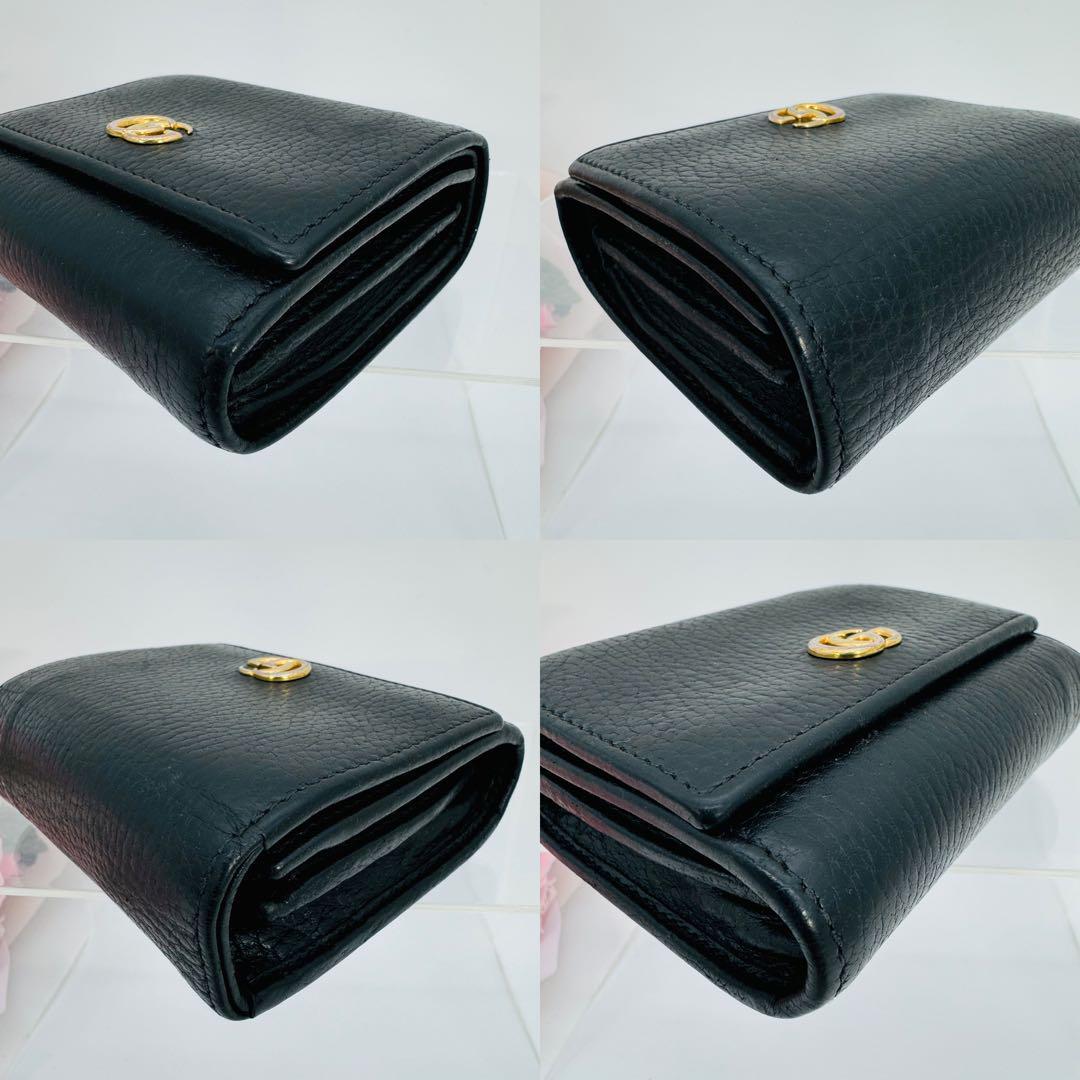 GUCCI グッチ マーモント 二つ折り財布 GG 357