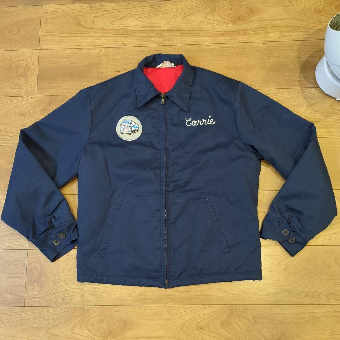 美品◎良サイズバランス✰　80s　ヴィンテージワークジャケット　チェーンステッチ