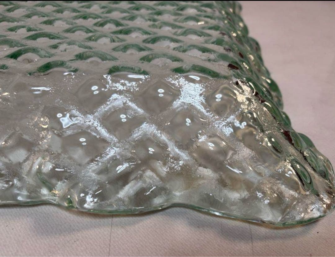 オブロング65型ガラスプラッター1枚 ① オブロング65型ガラスプラッター1枚 ①