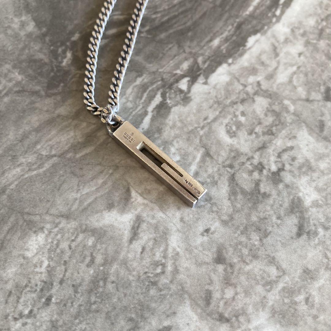 GUCCI カットアウトGネックレス シルバー925