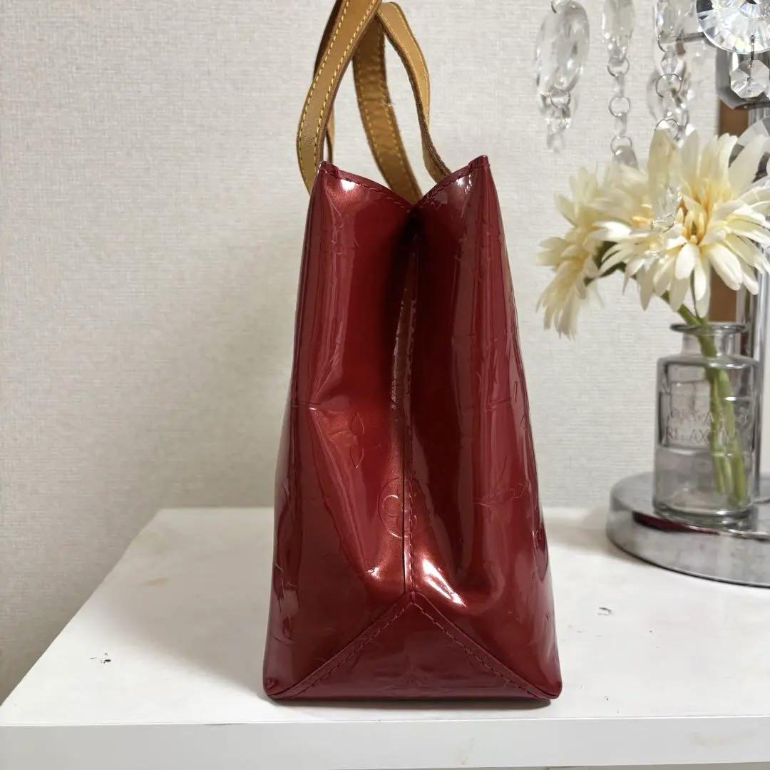 ルイヴィトン ヴェルニ ハンドバッグ リードPM レッド系