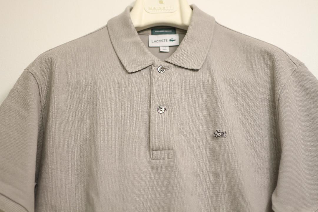 【極美品/別注品】LACOSTE 同色ワニ フレンチ ポロシャツ 3