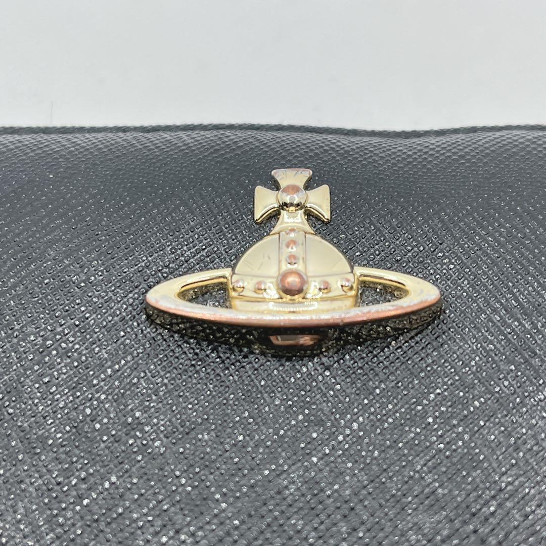 Vivienne Westwood ラウンドファスナー　長財布　黒　オーブ箱付き