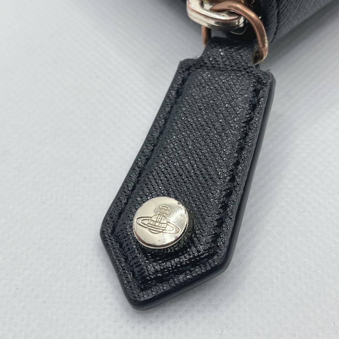 Vivienne Westwood ラウンドファスナー　長財布　黒　オーブ箱付き