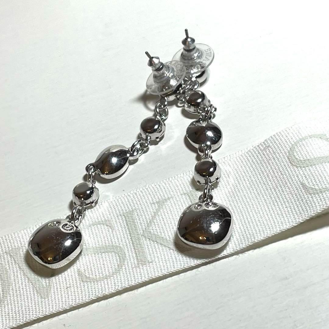 SWAROVSKI スワロフスキー ゆれる 大粒 ピアス キラキラ ロング