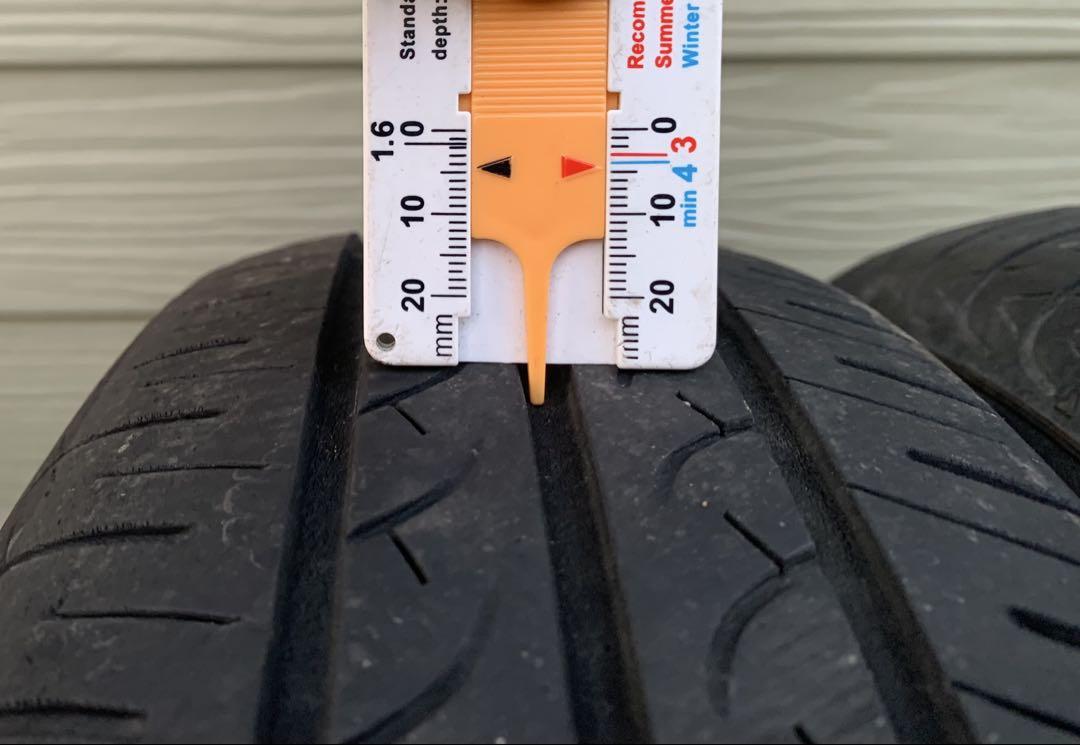 155/80R13 ヨコハマ ブルーアース　中古3本セット