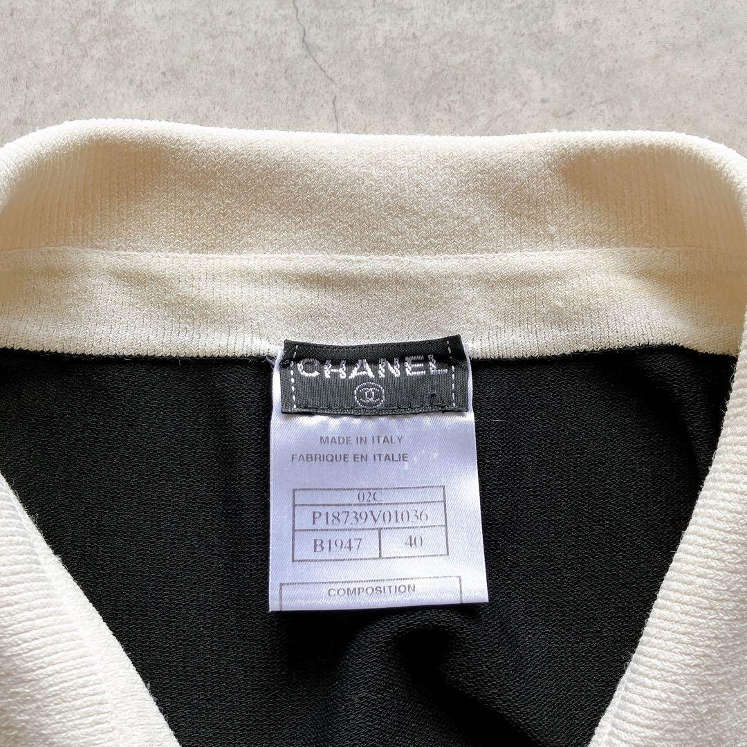 CHANEL シャネル ココマーク イタリア製 レーヨン ニット CHANEL シャネル ココマーク イタリア製 レーヨン ニット