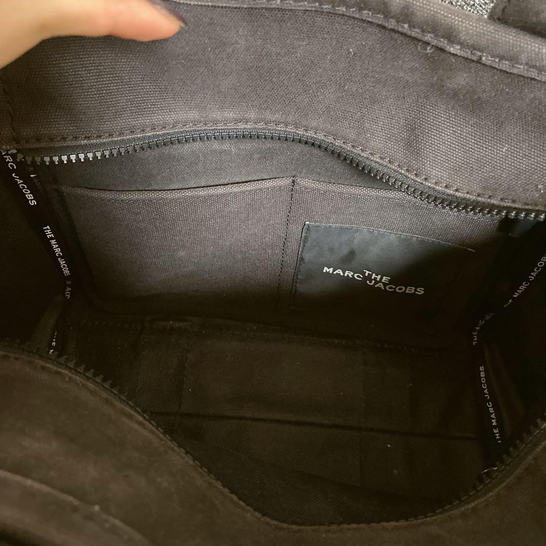 MARC JACOBS トートバッグ ショルダーバッグ　ブラック　キャンバス