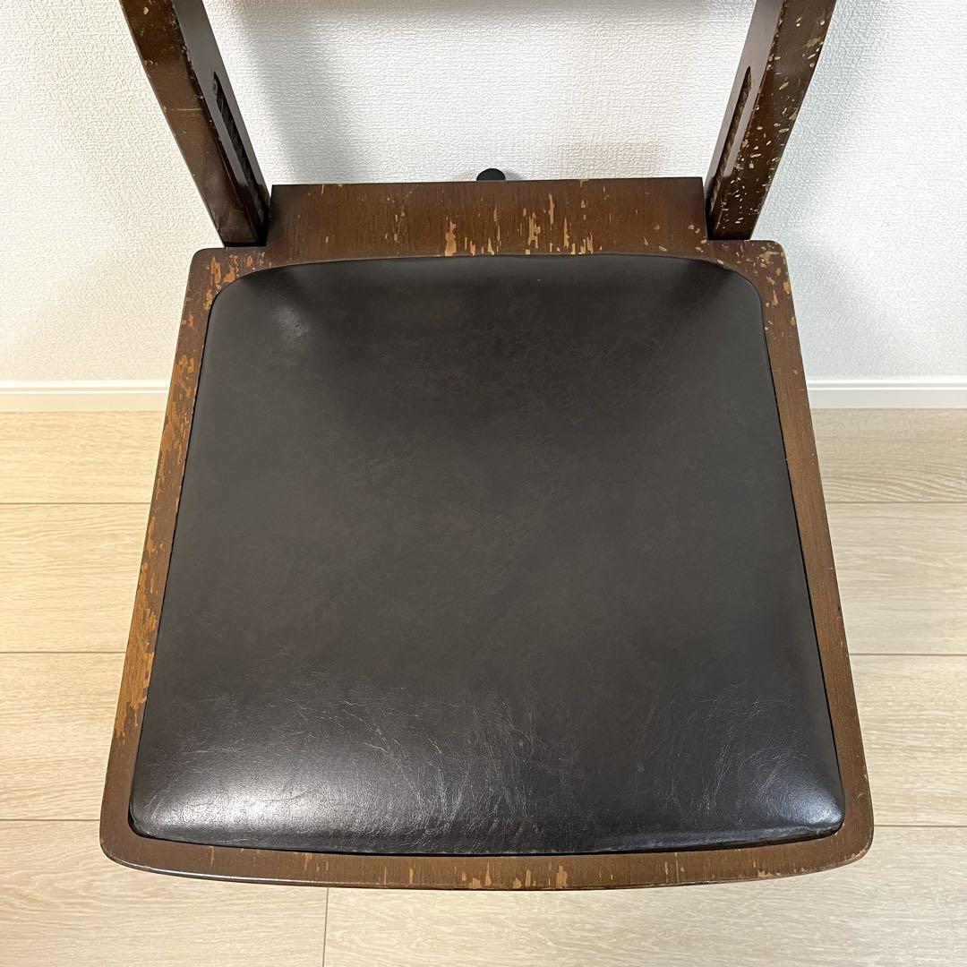 (こ11)ヴィンテージ レトロ木製チェア ダイニングチェア カワイ kawai