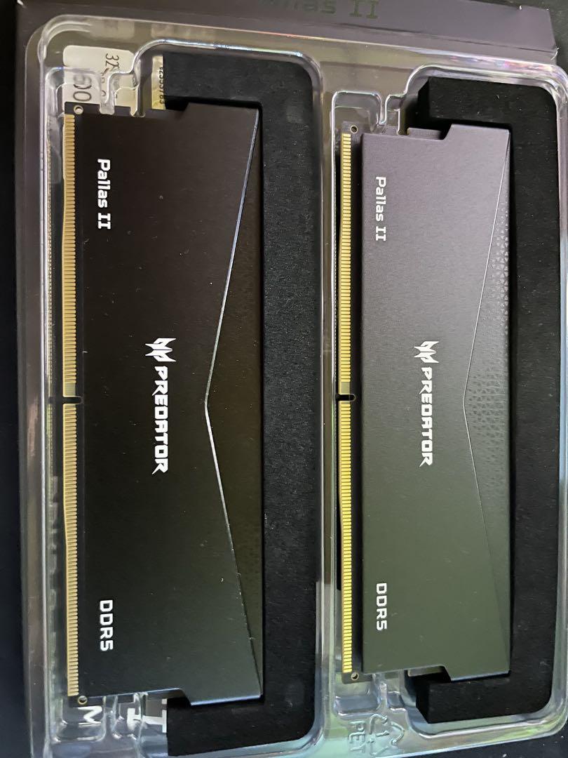 Pallas II DDR5メモリ 6000MHz CL32 32GB