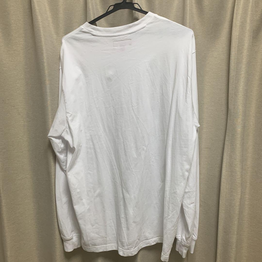 Supreme ホワイト 長袖カットソー M