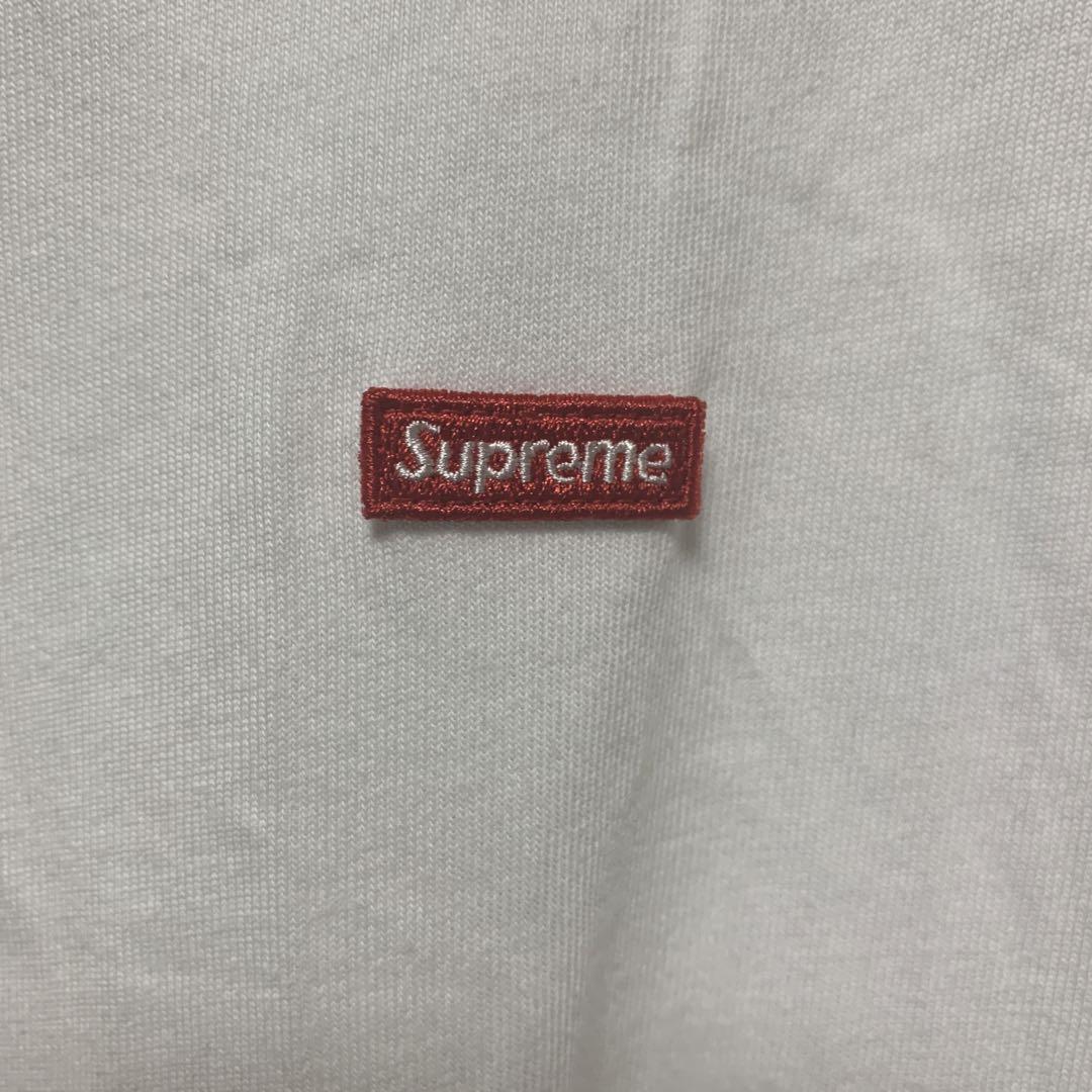 Supreme ホワイト 長袖カットソー M