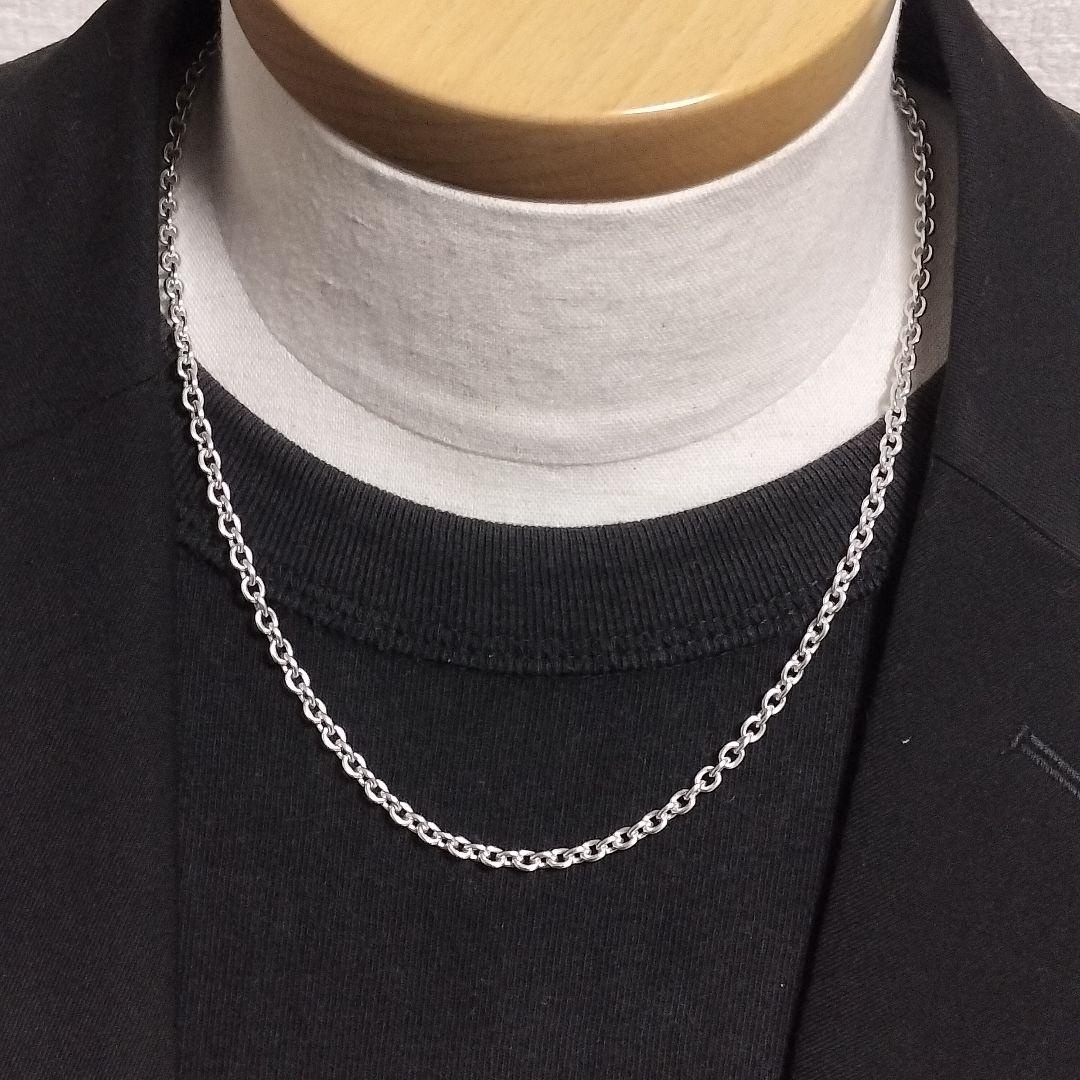 人気 GUCCI グッチ ネックレス 50cm 925 あずき チェーン 定番