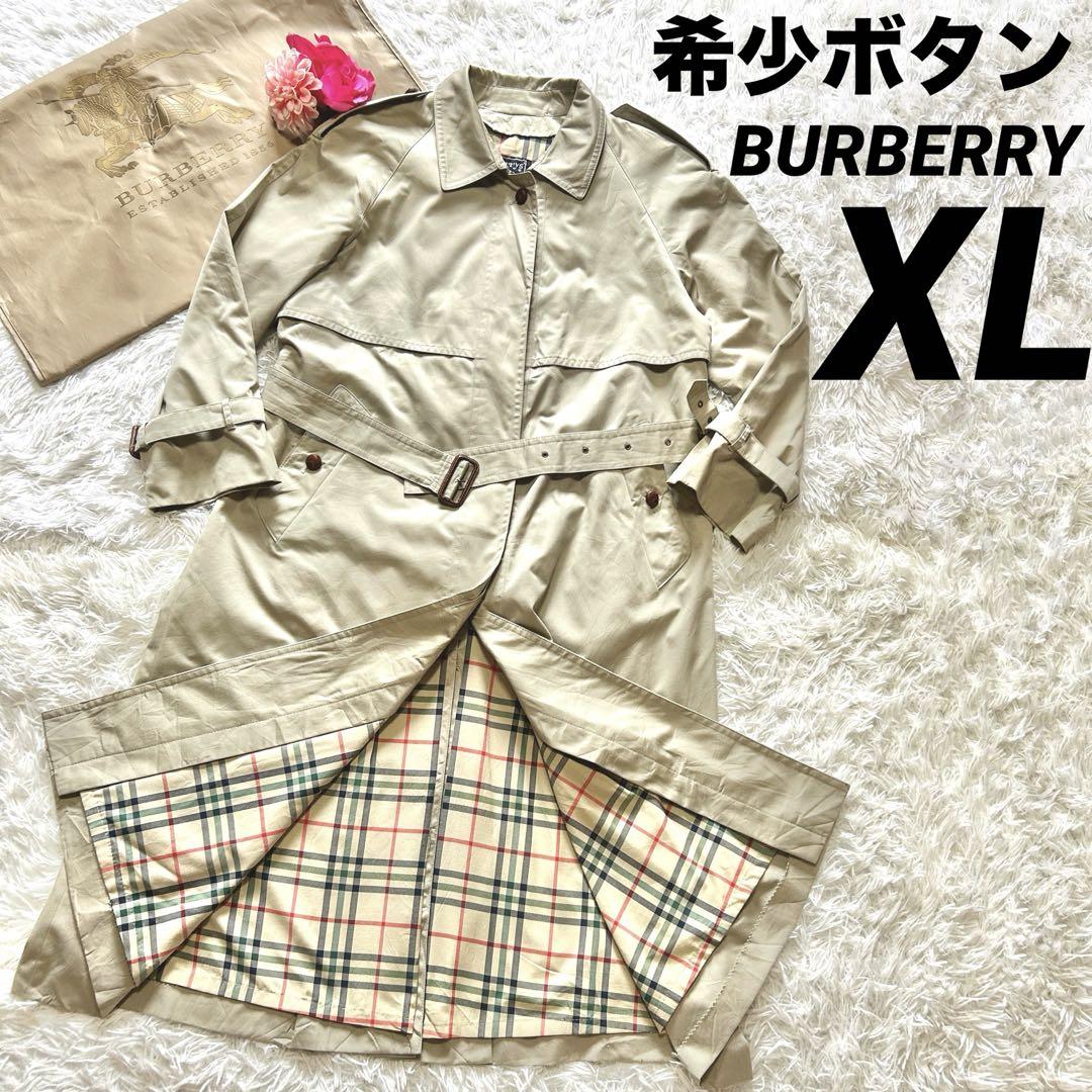 希少！】XL バーバリーズ トレンチコート 英国製 ノバチェック