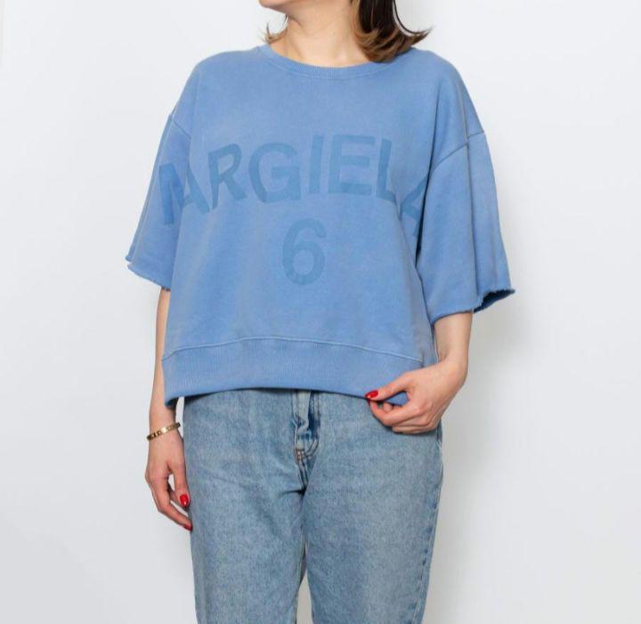 MM6 MAISON MARGIELA ロゴ ショートスリーブスウェットTシャツ