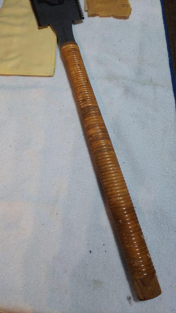 希少 製造終了品！職人手打ち 浮世絵 真道勝雄作 両刃鋸 希少 逸品！職人手打ち 浮世絵 真道勝雄作 両刃鋸